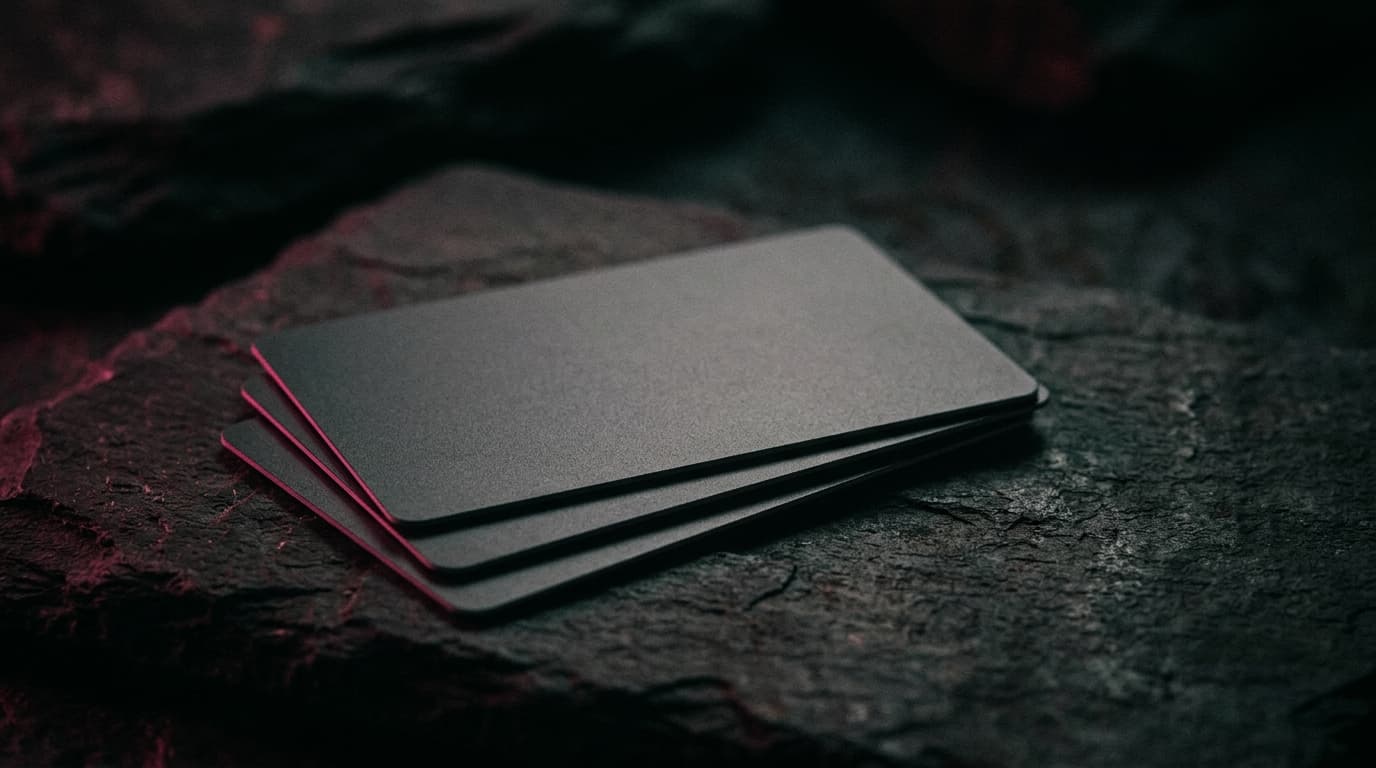 Cartes bancaires posées sur une table claire à côté d'un carnet