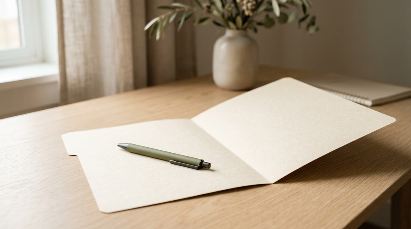 Interbank mobility form and bank statements laid out on a table